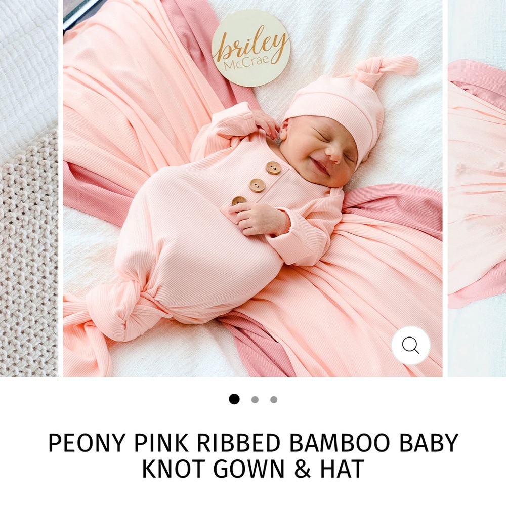 Caden lane peony pink outfit w/hat!